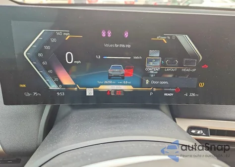 2024 BMW Ix xDrive50 z USA, uszkodzony, nr VIN WB523CF09RCN79618